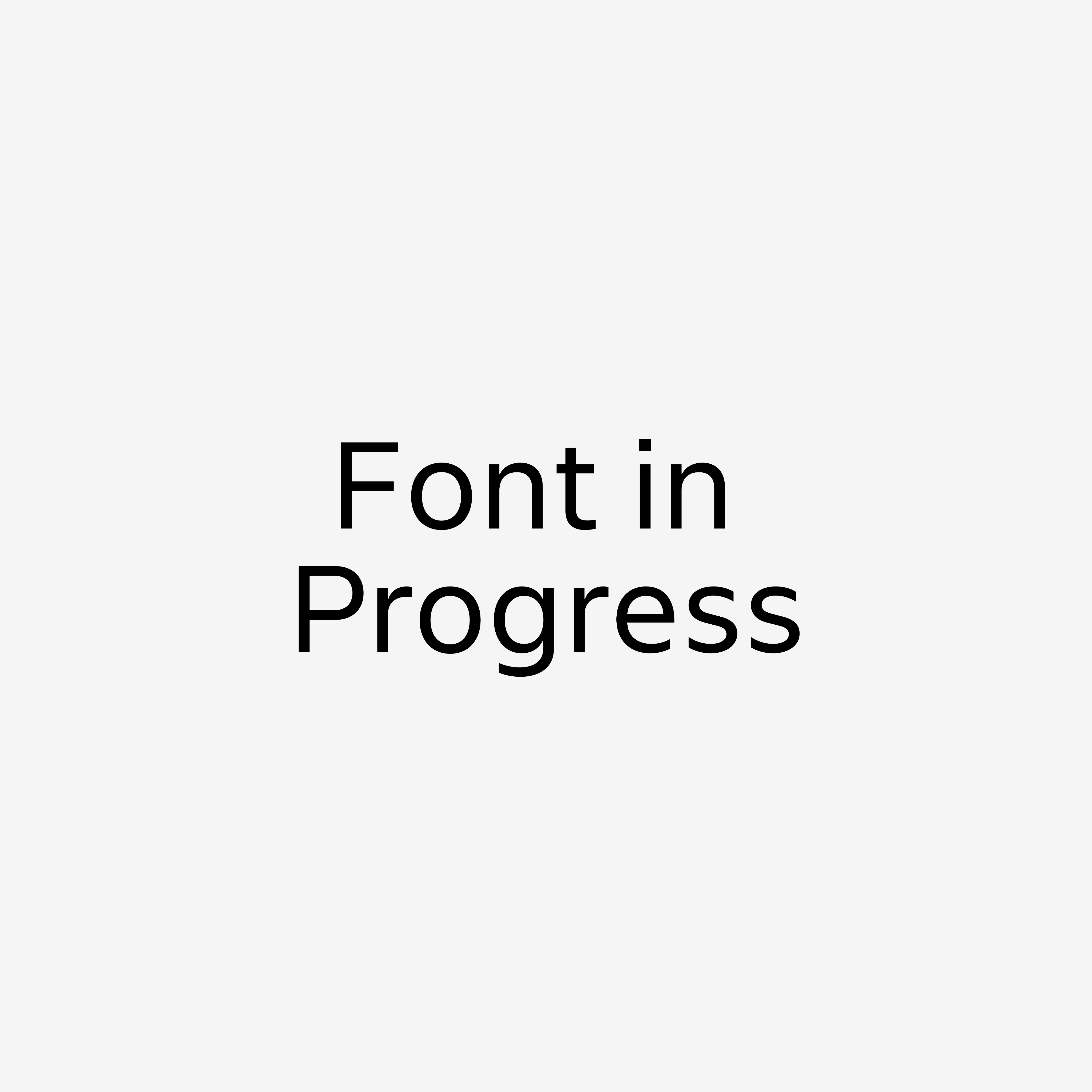 Untitled Font project preview